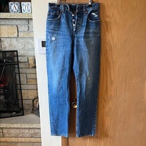 Levi's Women's Blue Straight Jeans